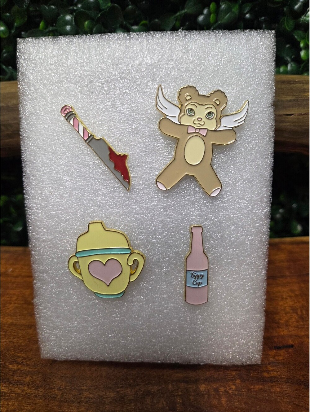 Melanie Martinez Pity Party Enamel Pins from Hot Topic